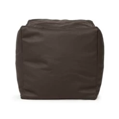 Real Leather Cube Bean Bag -Bean Bag Chairs Store cube bean bags real leather front