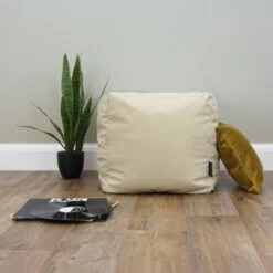 Real Leather Cube Bean Bag