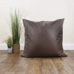 Faux Leather Cushion Bean Bag - Square