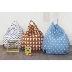 Designer Print Retro Bean Bag -Bean Bag Chairs Store designer print retro classic bean bag set of 3 3