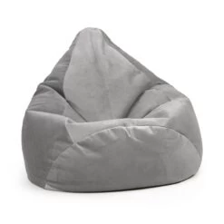 Designer Velvet Hi-Back Gamer Bean Bag 11 Designer Velvet Hi-Back Gamer Bean Bag -Bean Bag Chairs Store designer velvet hi back gamer bean bag platinum grey 1
