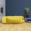 Designer Velvet Lounger Bean Bag 2 Designer Velvet Lounger Bean Bag -Bean Bag Chairs Store designer velvet lounger bean bag mustard lifestyle