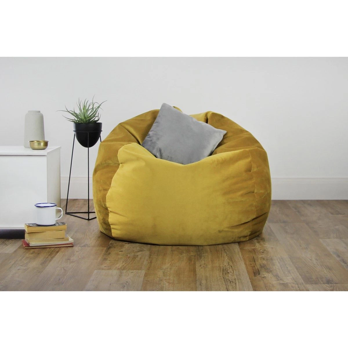 Designer Velvet Retro Classic Bean Bag - Replacement Cover 7 Designer Velvet Retro Classic Bean Bag - Replacement Cover - Image 5