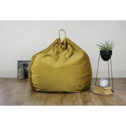Designer Velvet Retro Classic Bean Bag -Bean Bag Chairs Store designer velvet retro classic bean bag plant