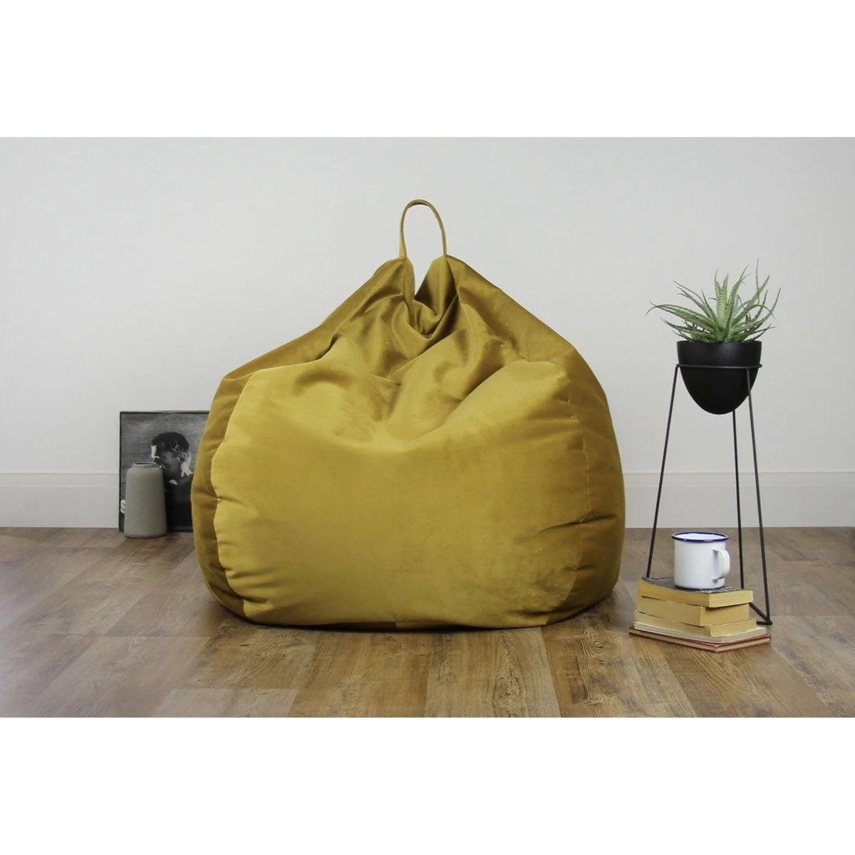Designer Velvet Retro Classic Bean Bag - Replacement Cover 6 Designer Velvet Retro Classic Bean Bag - Replacement Cover - Image 4