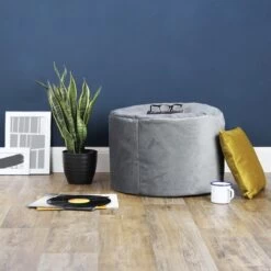 Designer Velvet Stool Bean Bag
