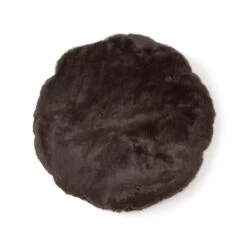 Faux Fur Cushion Bean Bag - Round -Bean Bag Chairs Store faux fur cushion bean bag round top