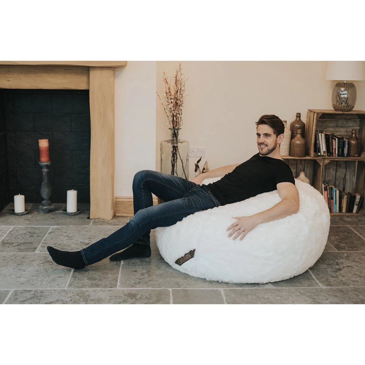 Faux Fur Ingot Bean Bag 6 Faux Fur Ingot Bean Bag - Image 4