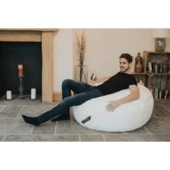 Faux Fur Ingot Bean Bag - Replacement Cover 16 Faux Fur Ingot Bean Bag - Replacement Cover -Bean Bag Chairs Store faux fur ingot bean bag man 1