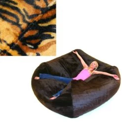 Faux Fur Monster Bean Bag 26 Faux Fur Monster Bean Bag -Bean Bag Chairs Store faux fur monster bean bag tiger 1