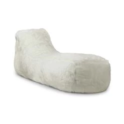 Faux Fur Recliner Bean Bag -Bean Bag Chairs Store faux fur recliner bean bag arctic fox 1