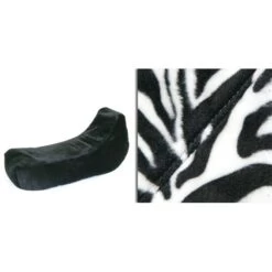 Faux Fur Recliner Bean Bag - Replacement Cover -Bean Bag Chairs Store faux fur recliner bean bag zebra 1 1