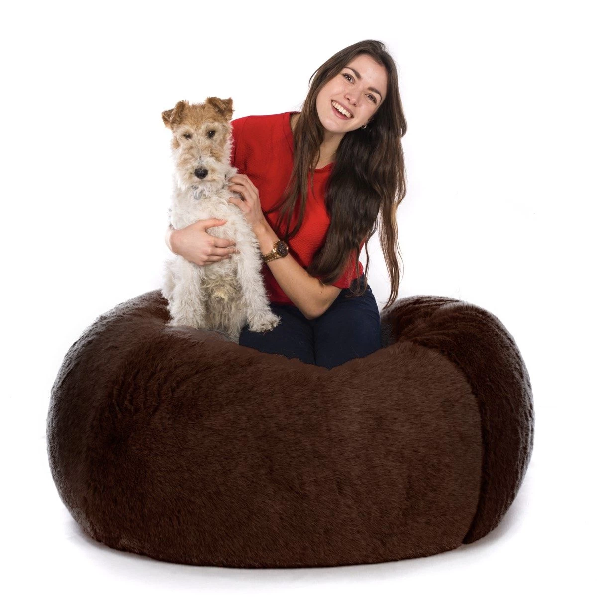 Faux Fur Retro Classic Bean Bag 3 Faux Fur Retro Classic Bean Bag