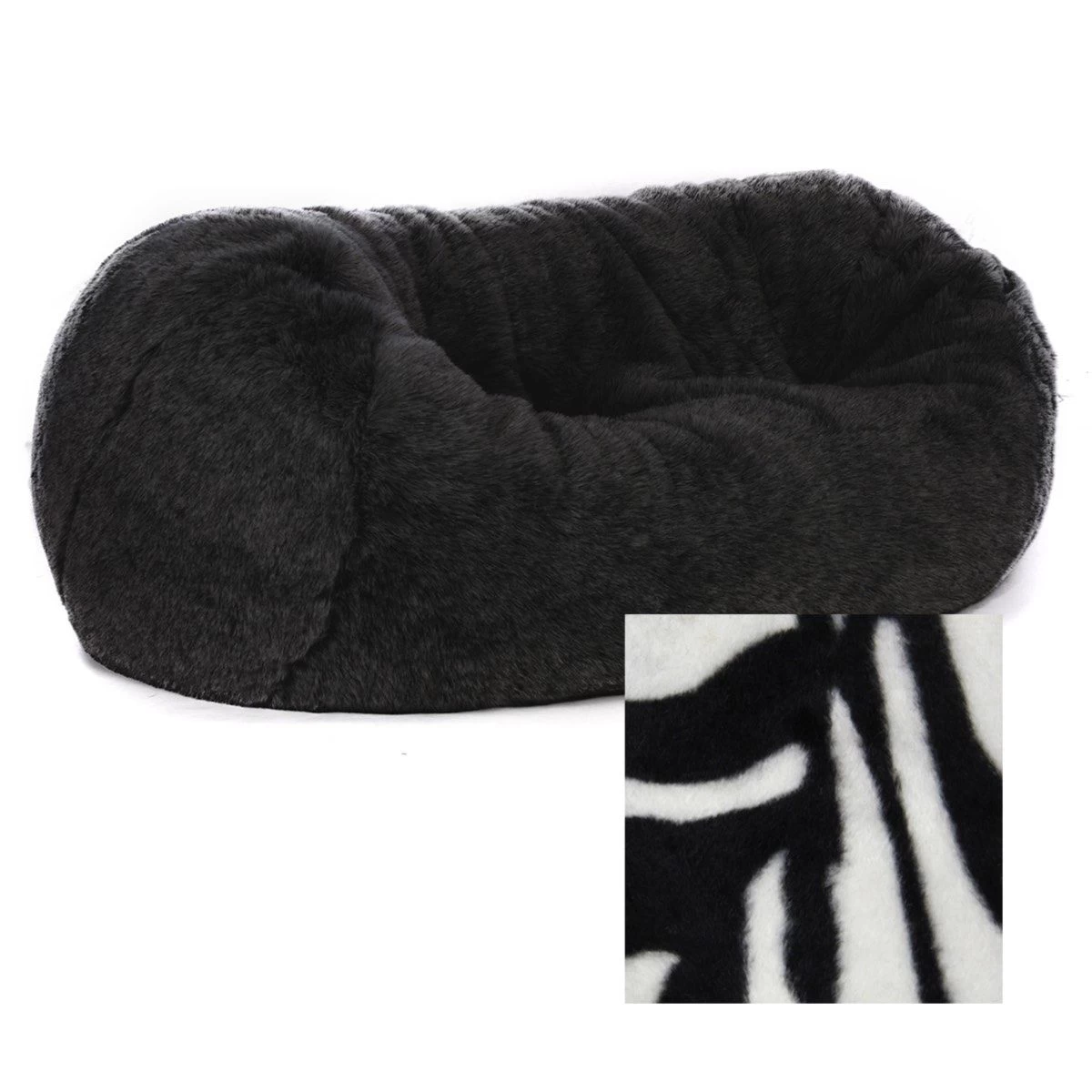 Faux Fur Settee Bean Bag 9 Faux Fur Settee Bean Bag - Image 7