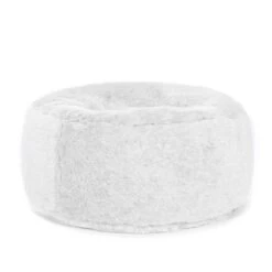 Faux Fur Stool Bean Bag 12 Faux Fur Stool Bean Bag -Bean Bag Chairs Store faux fur stool bean bag arctic fox cream long pile 1