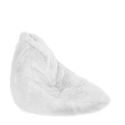 Faux Fur Wedgie Bean Bag 13 Faux Fur Wedgie Bean Bag -Bean Bag Chairs Store faux fur wedgie bean bag arctic fox cream long pile 1