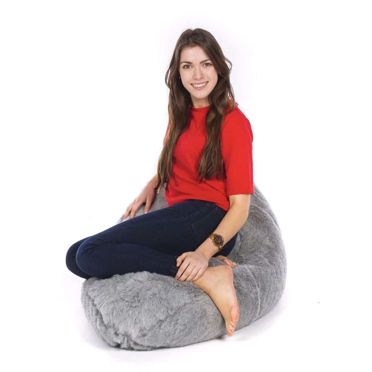 Faux Fur Wedgie Bean Bag - Replacement Cover 3 Faux Fur Wedgie Bean Bag - Replacement Cover