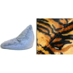 Faux Fur Wedgie Bean Bag 16 Faux Fur Wedgie Bean Bag -Bean Bag Chairs Store faux fur wedgie bean bag tiger 1