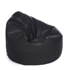 Faux Leather Bean Bag Chair - Replacement Cover 17 Faux Leather Bean Bag Chair - Replacement Cover -Bean Bag Chairs Store faux leather bean bag chair black 1 1
