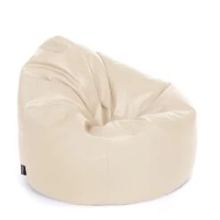 Faux Leather Bean Bag Chair - Replacement Cover 19 Faux Leather Bean Bag Chair - Replacement Cover -Bean Bag Chairs Store faux leather bean bag chair cream 1 1