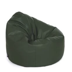 Faux Leather Bean Bag Chair - Replacement Cover 20 Faux Leather Bean Bag Chair - Replacement Cover -Bean Bag Chairs Store faux leather bean bag chair green 1 1