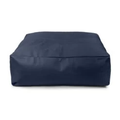 Real Leather Square Bean Bag 15 Real Leather Square Bean Bag -Bean Bag Chairs Store faux leather bean bag square blue 3