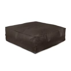 Real Leather Square Bean Bag - Replacement Cover