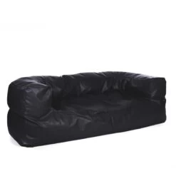 Faux Leather Couch Bean Bag - Replacement Cover 17 Faux Leather Couch Bean Bag - Replacement Cover -Bean Bag Chairs Store faux leather couch bean bag black 1 1