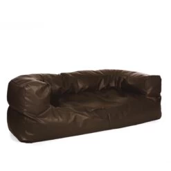 Faux Leather Couch Bean Bag - Replacement Cover 18 Faux Leather Couch Bean Bag - Replacement Cover -Bean Bag Chairs Store faux leather couch bean bag chocolate brown 1 1