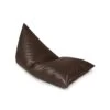 Faux Leather Deck Chair -Bean Bag Chairs Store faux leather deck chair bean bag chocolate brown 1