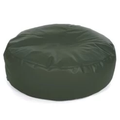Faux Leather Ingot Bean Bag - Replacement Cover -Bean Bag Chairs Store faux leather ingot bean bag green 1 1