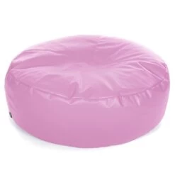 Faux Leather Ingot Bean Bag - Replacement Cover -Bean Bag Chairs Store faux leather ingot bean bag pink 1 1