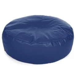 Faux Leather Ingot Bean Bag -Bean Bag Chairs Store faux leather ingot bean bag royal blue 1