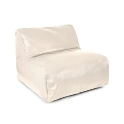 Faux Leather LayZ Bean Bag - Replacement Cover 23 Faux Leather LayZ Bean Bag - Replacement Cover -Bean Bag Chairs Store faux leather layz bean bag cream 1 1