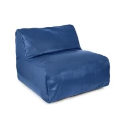 Faux Leather LayZ Bean Bag - Replacement Cover 30 Faux Leather LayZ Bean Bag - Replacement Cover -Bean Bag Chairs Store faux leather layz bean bag royal blue 1 1