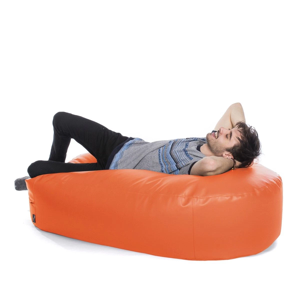 Faux Leather Lounger Bean Bag - Replacement Cover 4 Faux Leather Lounger Bean Bag - Replacement Cover - Image 2