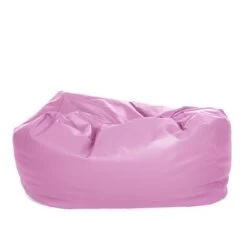 Faux Leather Monster Bean Bag -Bean Bag Chairs Store faux leather monster bean bag pink 1