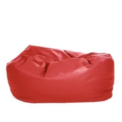 Faux Leather Monster Bean Bag -Bean Bag Chairs Store faux leather monster bean bag red 1