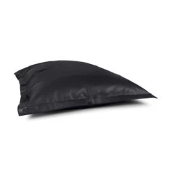 Faux Leather Oxford Cushion Bean Bag - Replacement Cover -Bean Bag Chairs Store faux leather oxford cushion bean bag black 1 1