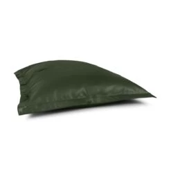 Faux Leather Oxford Cushion Bean Bag - Replacement Cover -Bean Bag Chairs Store faux leather oxford cushion bean bag green 1 1