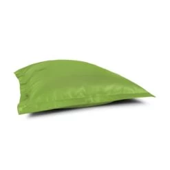 Faux Leather Oxford Cushion Bean Bag - Replacement Cover -Bean Bag Chairs Store faux leather oxford cushion bean bag lime green 1 1