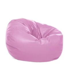 Faux Leather Retro Classic Bean Bag - Replacement Cover 24 Faux Leather Retro Classic Bean Bag - Replacement Cover -Bean Bag Chairs Store faux leather retro classic bean bag pink 1 1