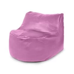 Faux Leather Seat Bean Bag - Replacement Cover -Bean Bag Chairs Store faux leather seat bean bag pink 1 1