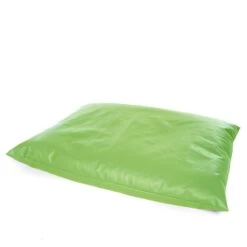 Faux Leather Slab Bean Bag - Replacement Cover -Bean Bag Chairs Store faux leather slab bean bag lime green 1 1