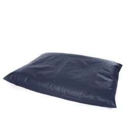 Faux Leather Slab Bean Bag - Replacement Cover -Bean Bag Chairs Store faux leather slab bean bag navy blue 1 1