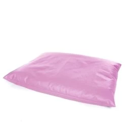 Faux Leather Slab Bean Bag -Bean Bag Chairs Store faux leather slab bean bag pink 1