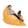 Faux Leather Slab Bean Bag - Replacement Cover -Bean Bag Chairs Store faux leather slab bean bag sunflower yellow 1 1