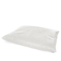 Faux Leather Slab Bean Bag - Replacement Cover -Bean Bag Chairs Store faux leather slab bean bag white 1 1