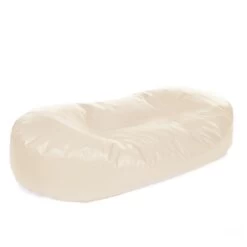Faux Leather Sofa Bed Bean Bag - Replacement Cover -Bean Bag Chairs Store faux leather sofa bed bean bag cream 1 1