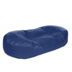 Faux Leather Sofa Bed Bean Bag - Replacement Cover -Bean Bag Chairs Store faux leather sofa bed bean bag royal blue 1 1